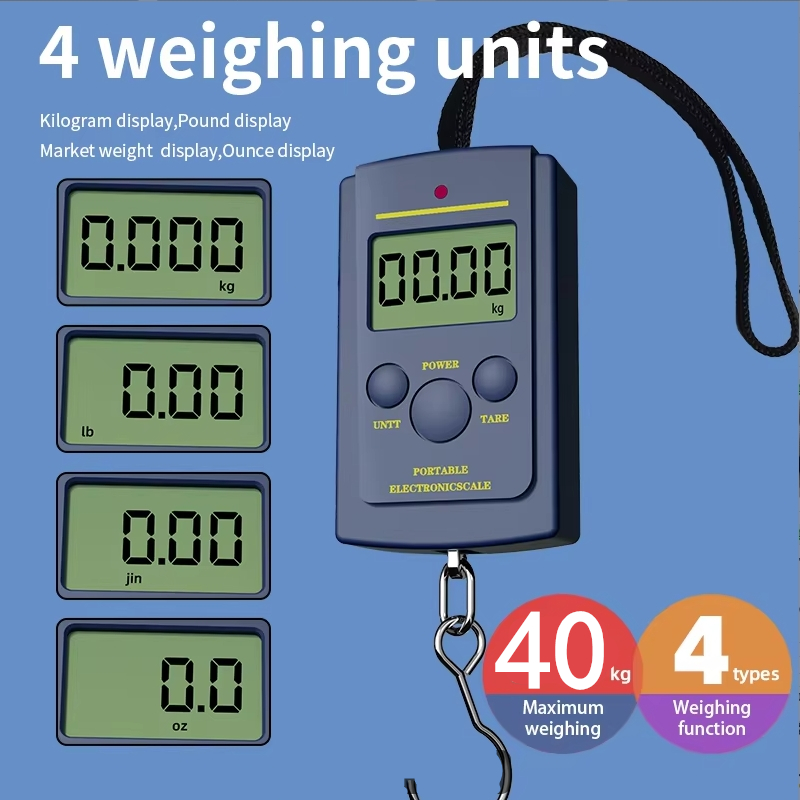 Travel Accessories Electronics - 1PC Multifunctional Mini 40kg/10g Electronic Hanging