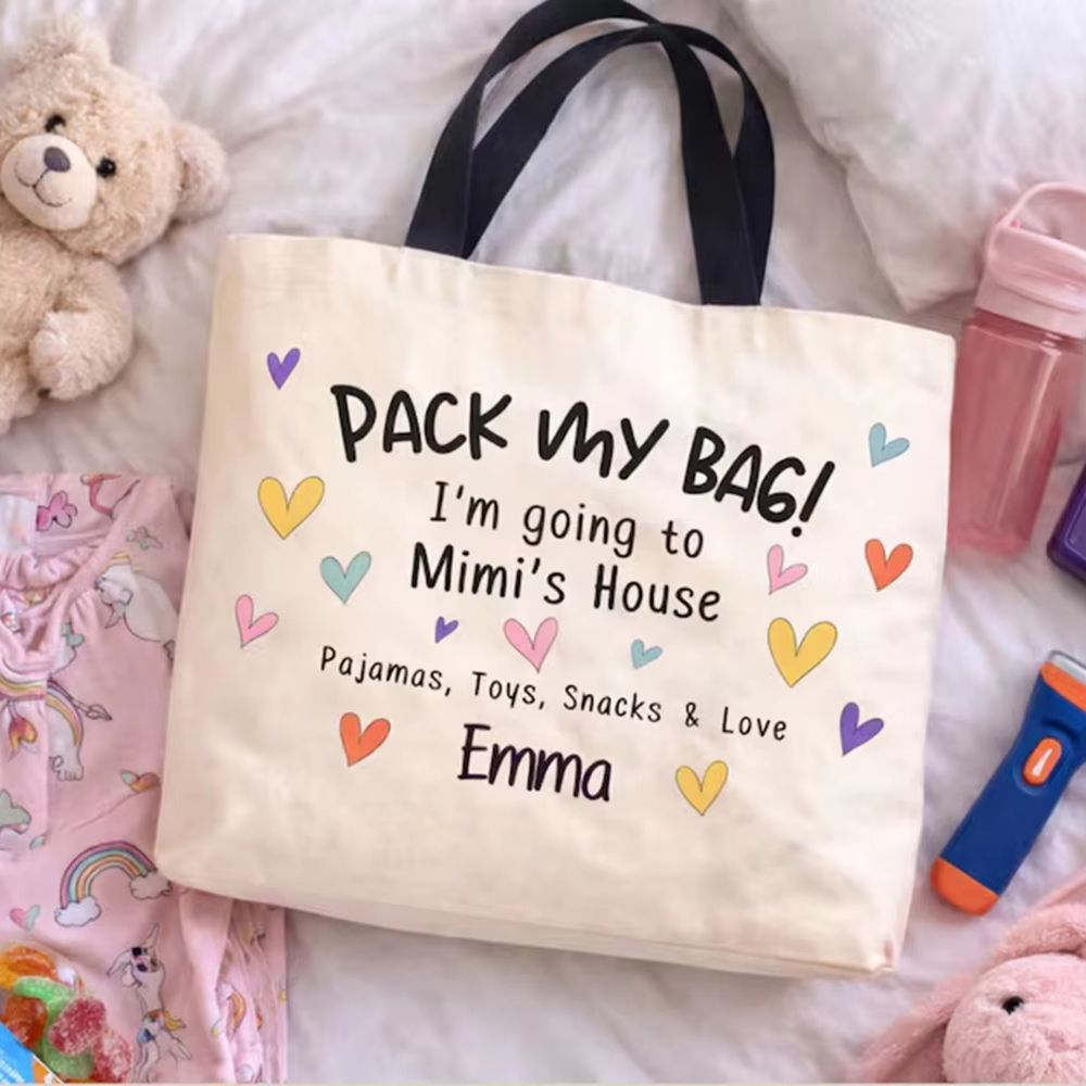 Travel Accessories Officeworks - Elegant Canvas Tote Bag Custom Mommy
