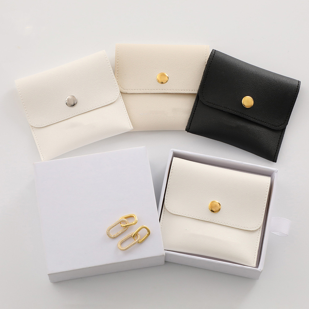 Travel Jewellery & Accessories Organiser - 1PC PU Leather Jewelry Bags Necklace