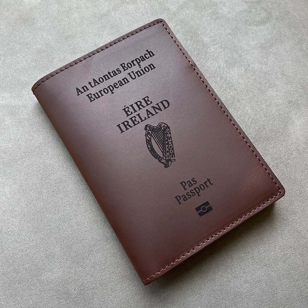 Travel Accessories Ireland - Personalised Da Ireland Da Hộ Chiếu