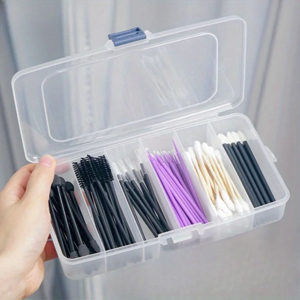 2pc Clear 5-grid Portable Plas - đánh giá và giá Accessories Travel Jewelry Box
