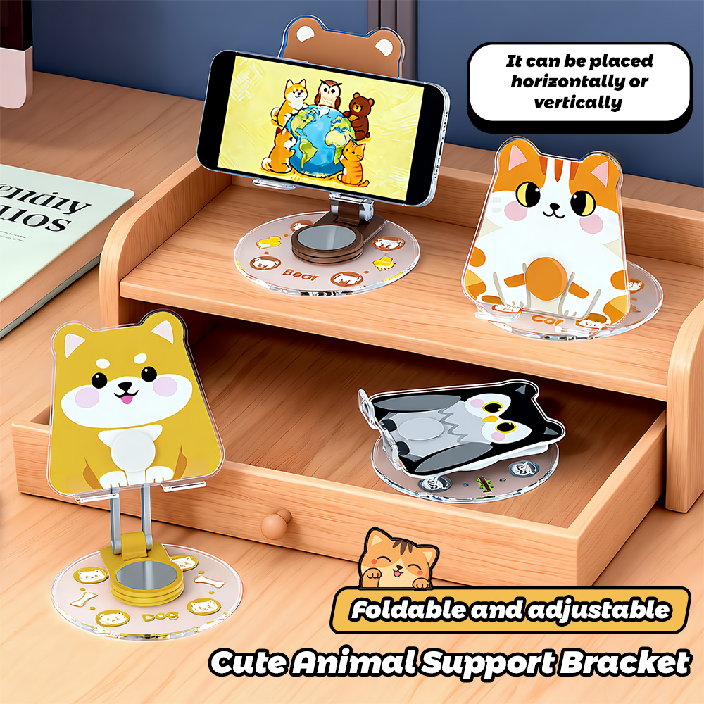 Cute Animal Phone Stand 360 Ro - đánh giá và giá Travel Accessories Officeworks