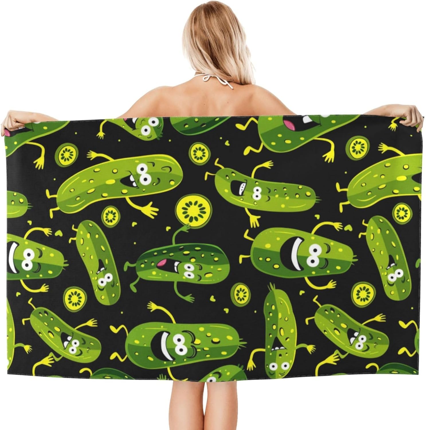 Funny Pickle Beach Towel, Soft - đánh giá và giá Travel Towel Quick Dry