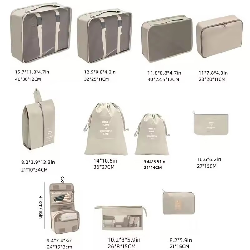 Travel Storage Bags Set 7/8/9/ - đánh giá và giá Travel Accessories Electronics