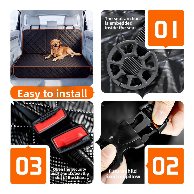 Pet Car Seat Isolation Mat Dog - đánh giá và giá Travel Accessories For Dogs