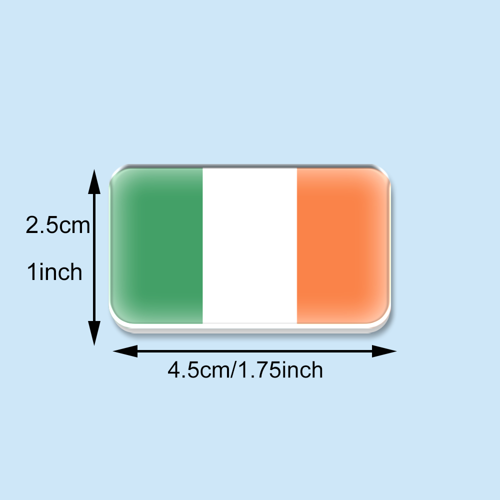 Acrylic Ireland Flag Brooch Pi - đánh giá và giá Travel Accessories Ireland