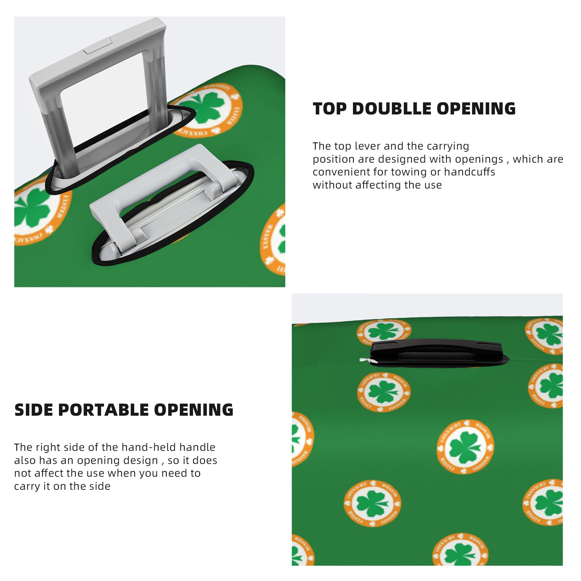 Ireland Irish Shamrock Luggage - đánh giá và giá Travel Accessories Ireland