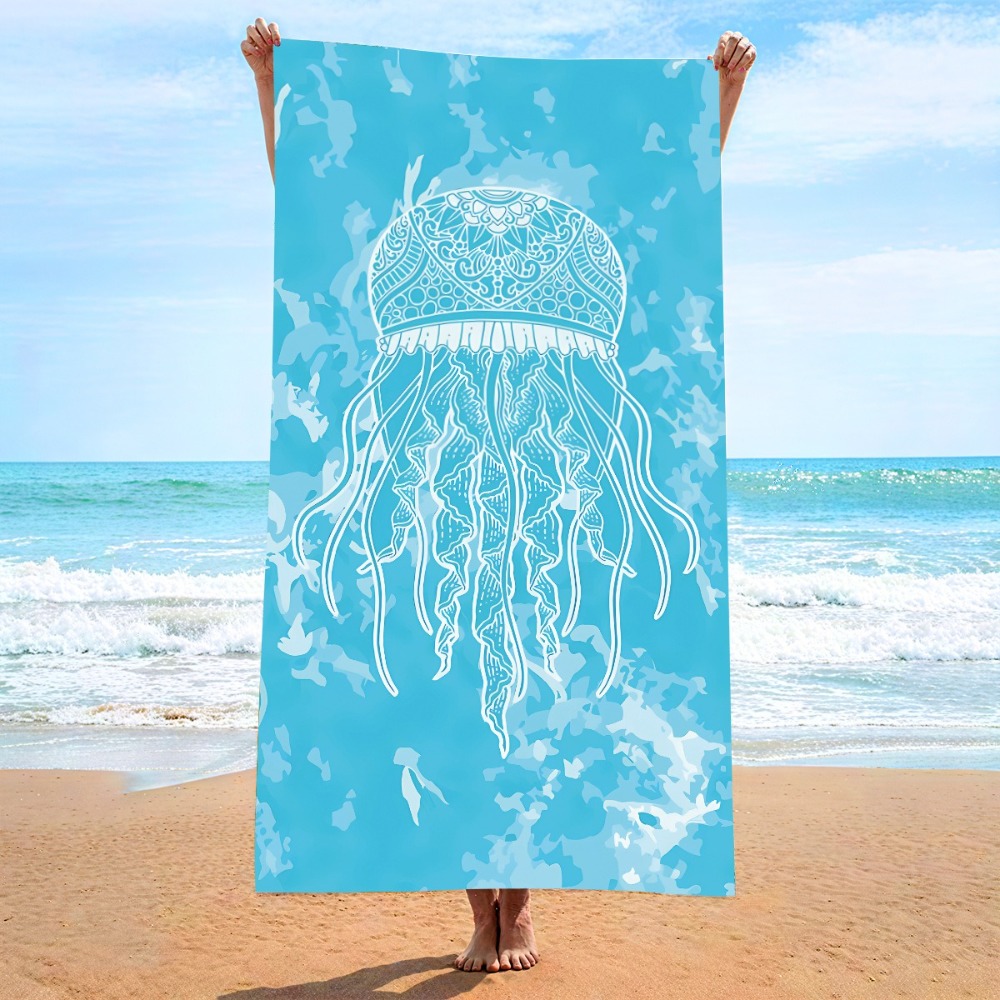 27.5x55inch Blue Ocean Jellyfi - đánh giá và giá Travel Towel Quick Dry