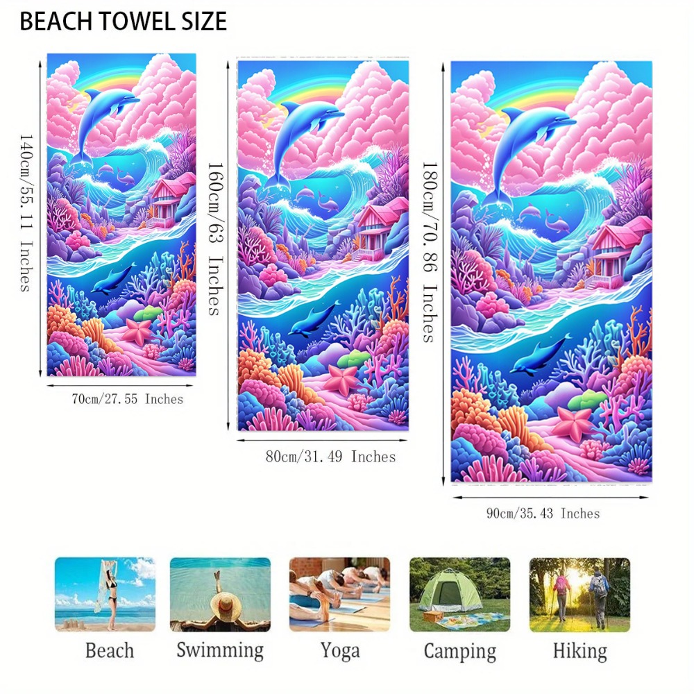 27.5x55inch Blue Ocean Jellyfi - đánh giá và giá Travel Towel Quick Dry