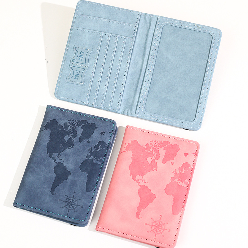 New Map Printed Passport Holde - đánh giá và giá Travel Accessories On Plane