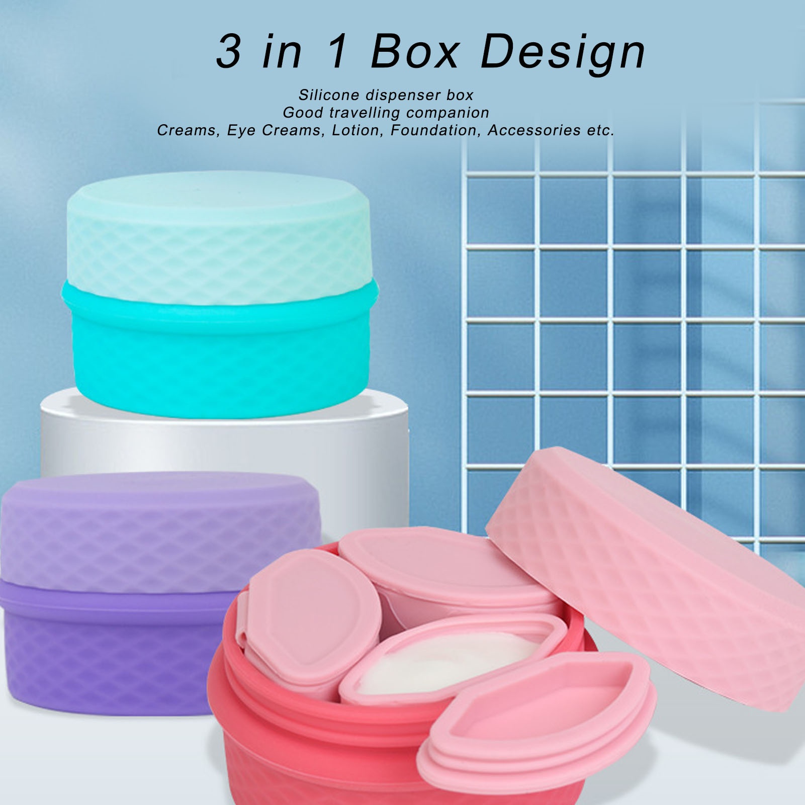 Silicone Makeup Dispenser Jewe - đánh giá và giá Travel Jewellery & Accessories Organiser