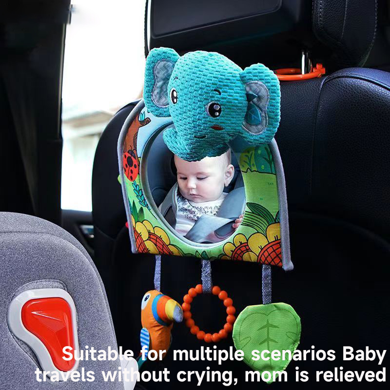 Baby Car Seat Mirror Toys Kids - đánh giá và giá Travel Accessories Baby