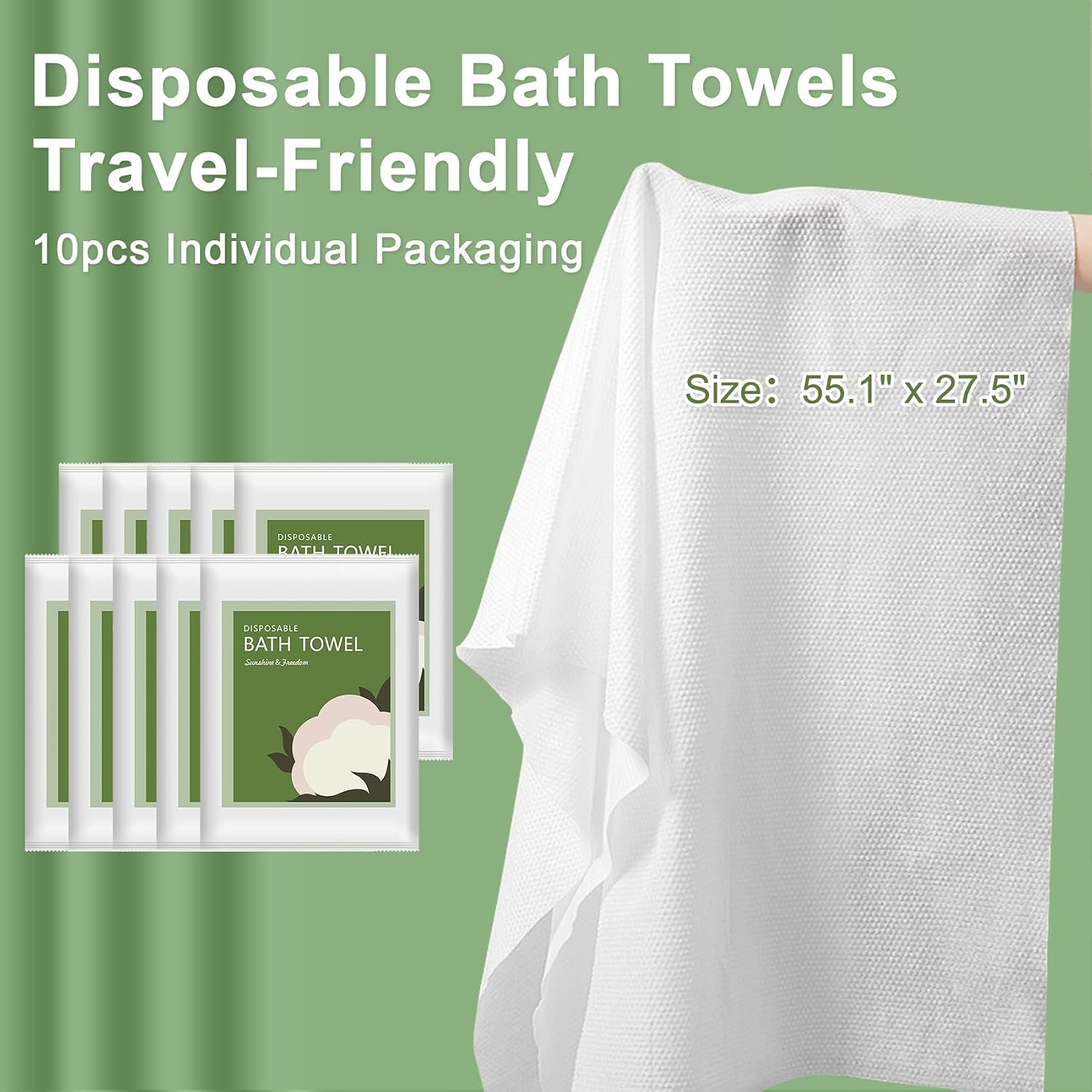 Disposable Bath Towels 10Pcs 5 - đánh giá và giá Travel Towel Quick Dry