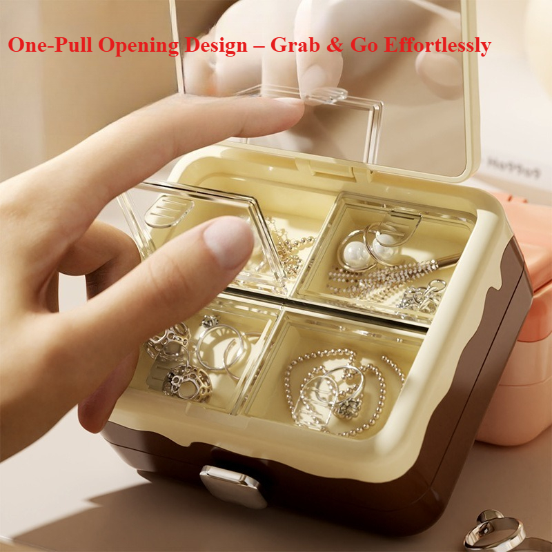 Portable Jewelry Organizer Min - đánh giá và giá Accessories Travel Jewelry Box