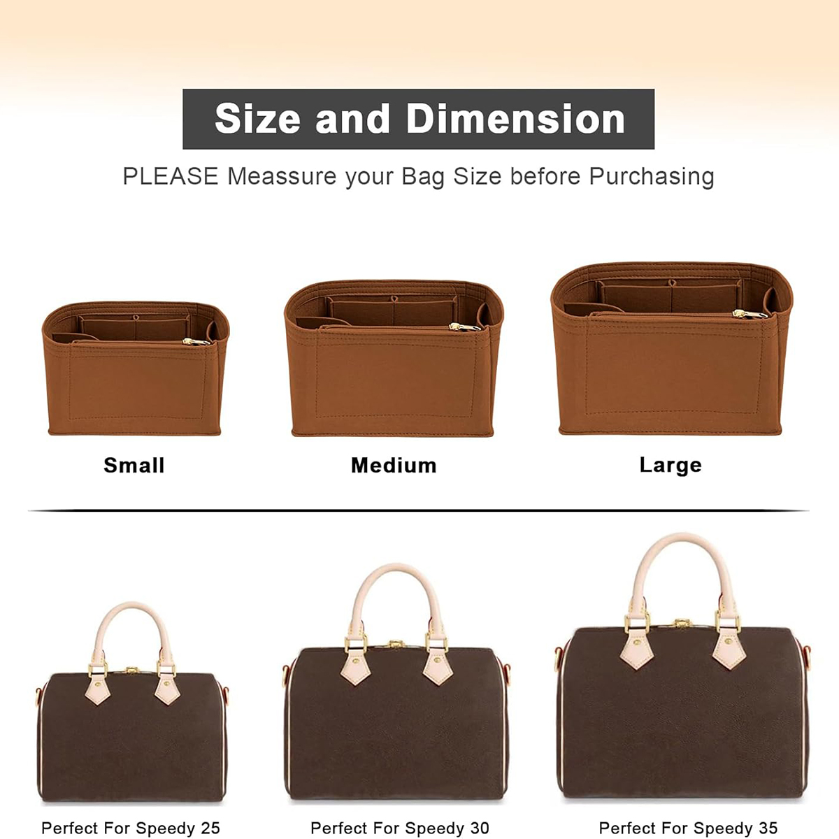 Insert Bag Organizer For LV Sp - đánh giá và giá Travel Accessories Lv