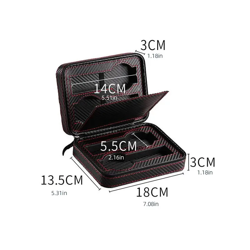 4-Slot Portable Watch Storage  - đánh giá và giá Accessories Travel Jewelry Box