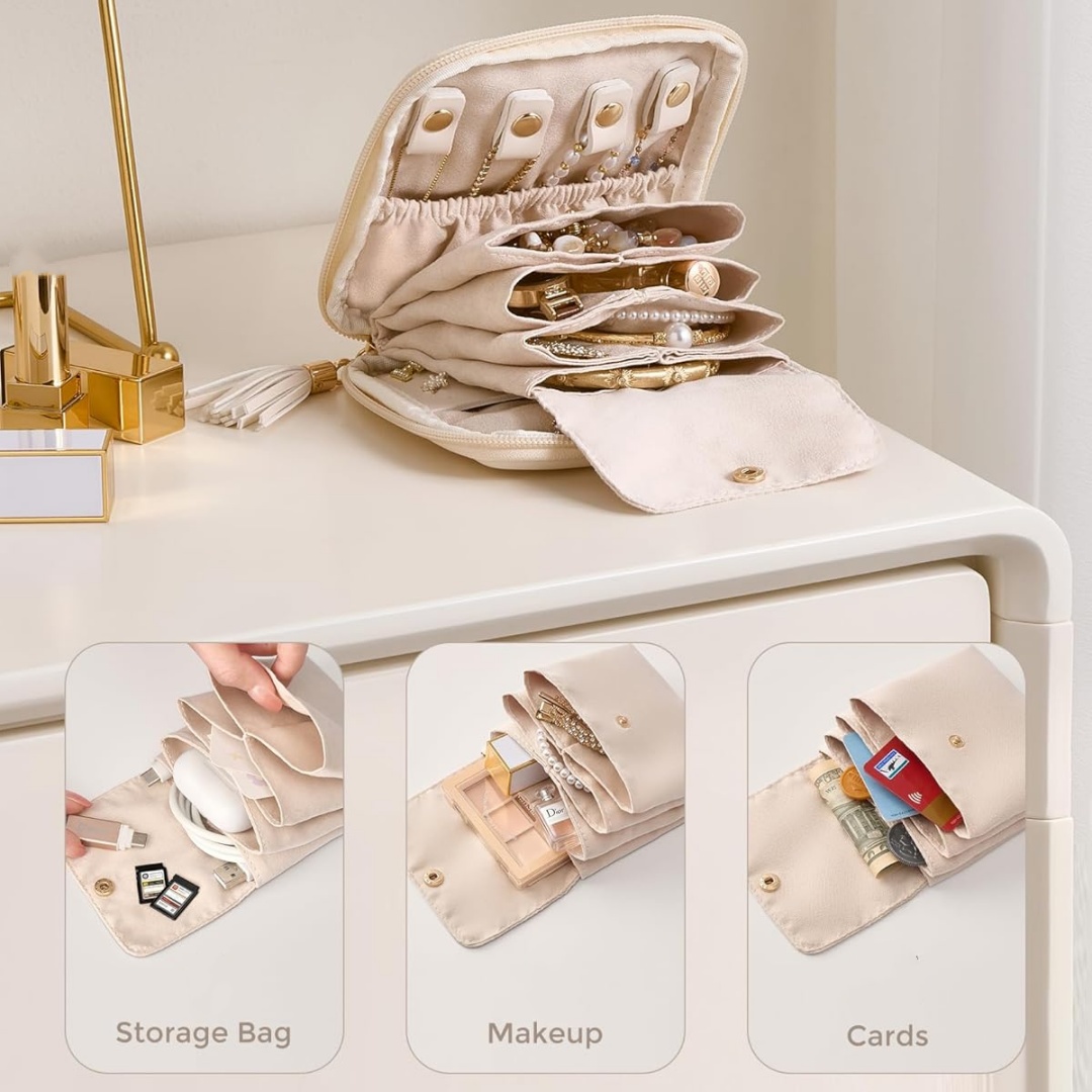 Soft Jewelry Case Organizer, P - đánh giá và giá Travel Jewellery & Accessories Organiser