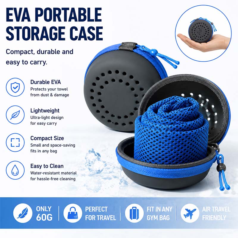 Instant Cooling Towel with EVA - đánh giá và giá Travel Towel Quick Dry