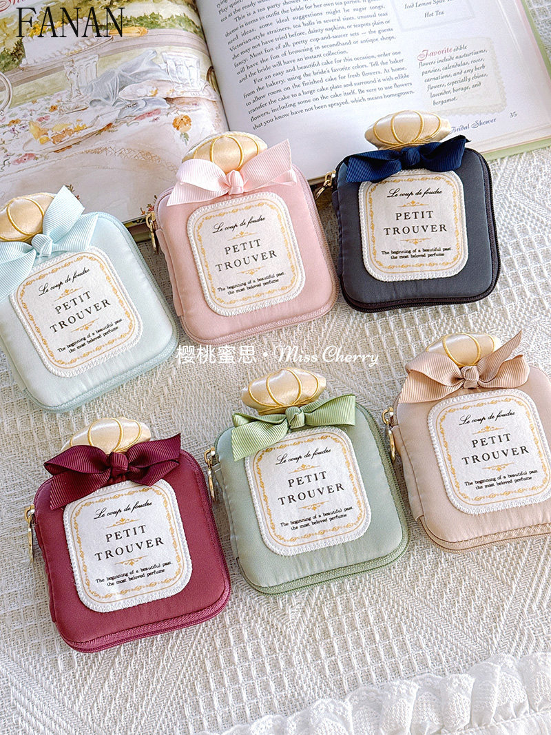 Cute Girly Mini Bowknot Perfum - đánh giá và giá Accessories Travel Jewelry Box