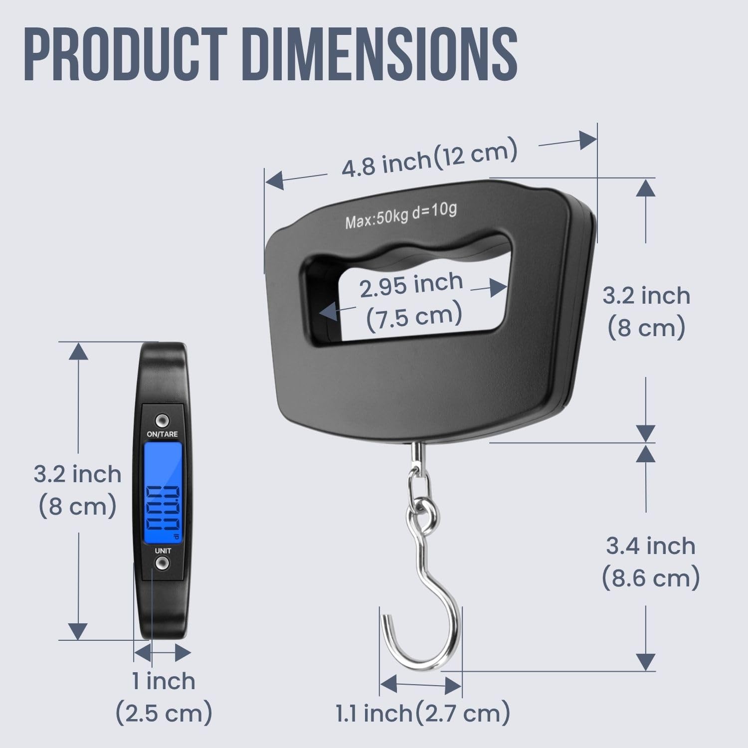 50Kg 10g Luggage Weight Scale, - đánh giá và giá Travel Accessories Electronics