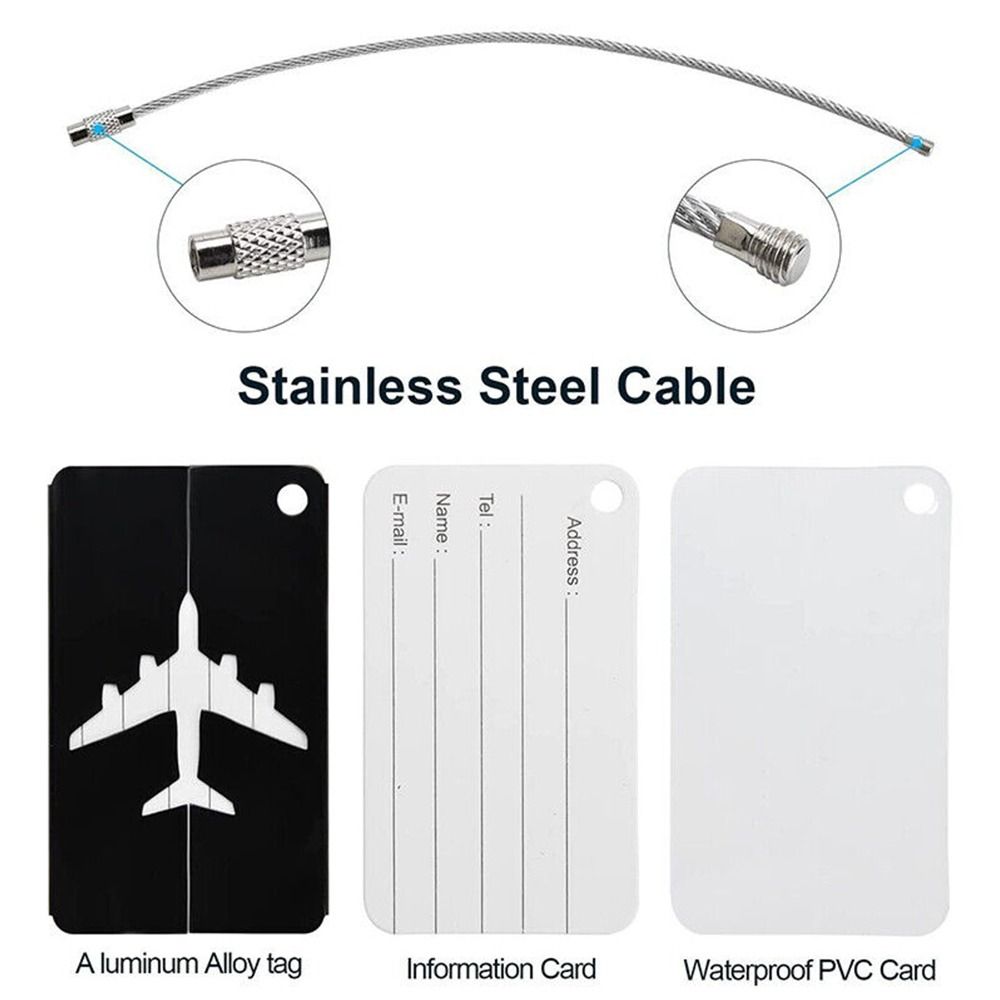 Aluminium Travel Luggage Tags  - đánh giá và giá Travel Accessories On Plane