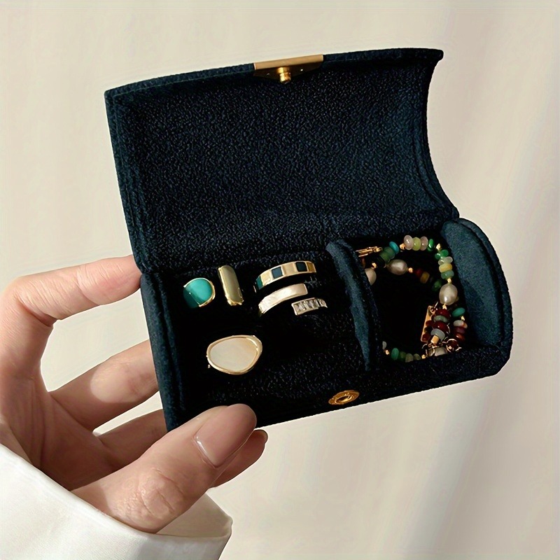 Luxury Velvet Jewellery Storag - đánh giá và giá Travel Jewellery & Accessories Organiser